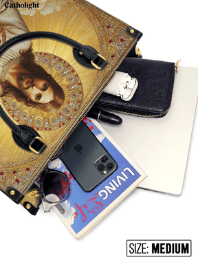 Bolsa de Couro – Jesus, o Salvador Luz Eterna