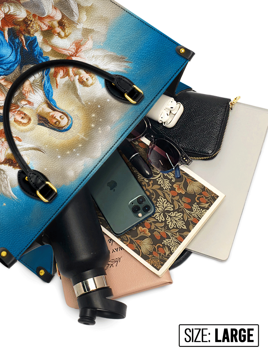 Bolsa de Couro – Ascensão Divina: O Abraço Celestial