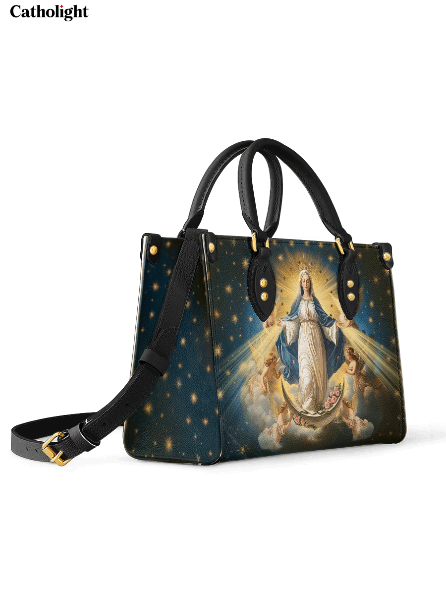 Bolsa de Couro Rainha do Céu