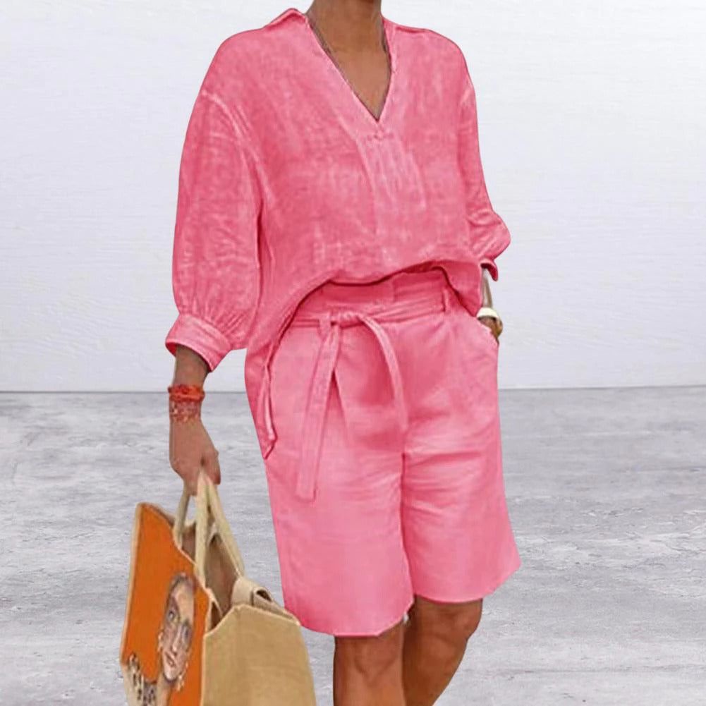 Conjunto Shorts e Blusa Clarissa