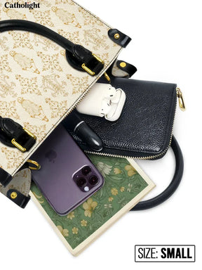 Bolsa de Couro Monograma Ave Maria