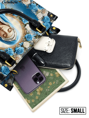 Bolsa de Couro Imaculado Coração de Maria