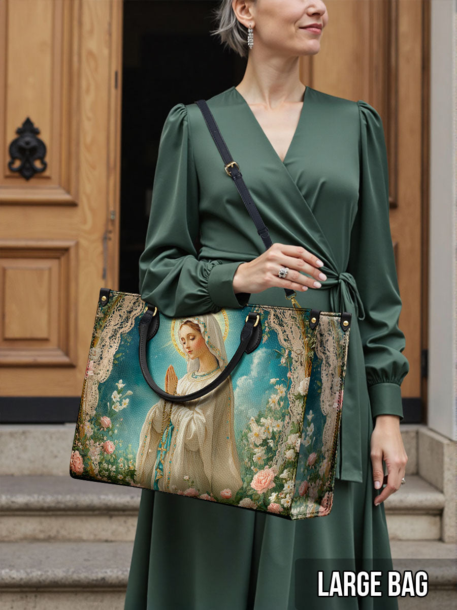 Bolsa de Couro Nossa Senhora de Lourdes