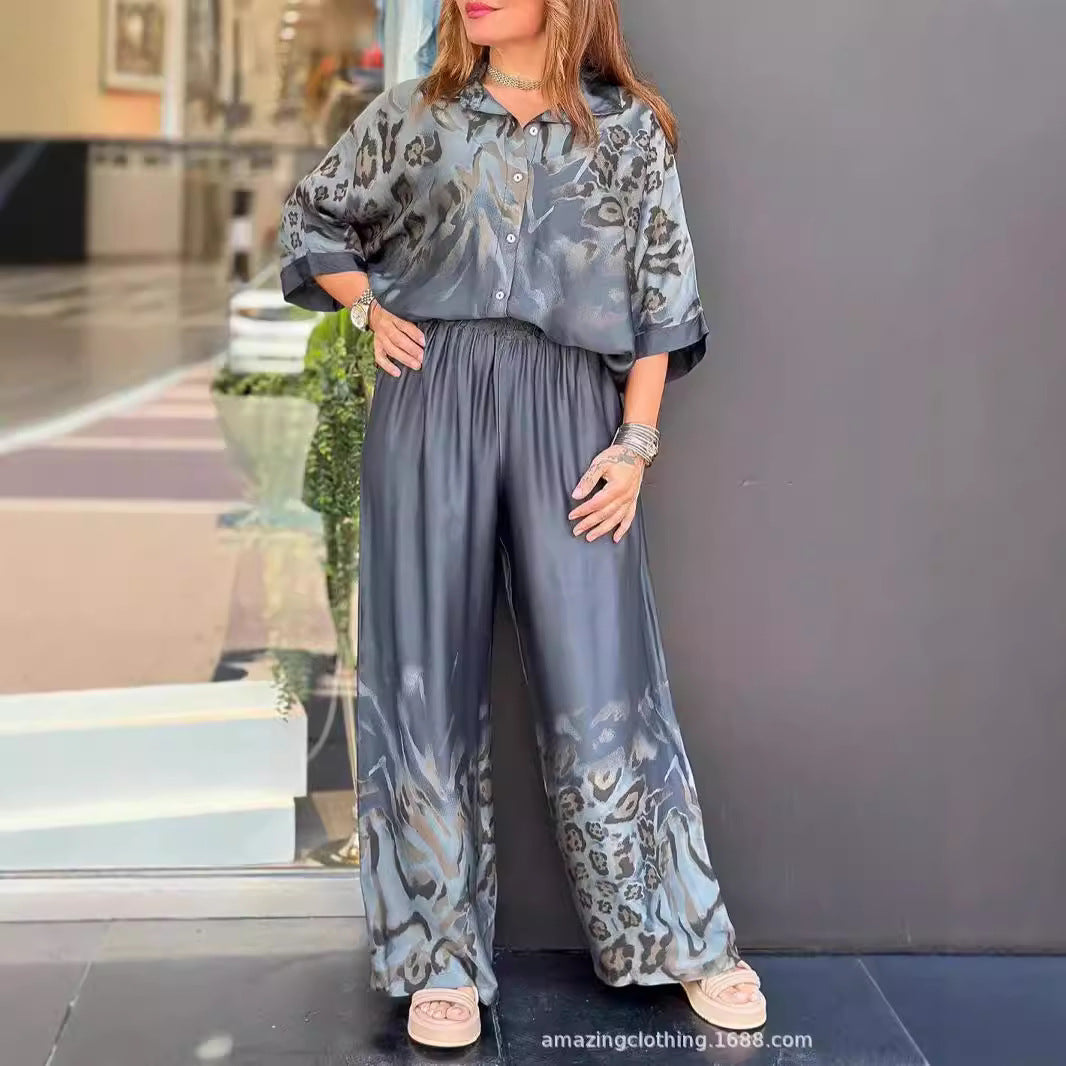 Conjunto Abu Dhabi™ em Tecido Leve com Brilho Acetinado / Um Toque Cultural e Contemporâneo para Mulheres de Estilo Leve e Autêntico!