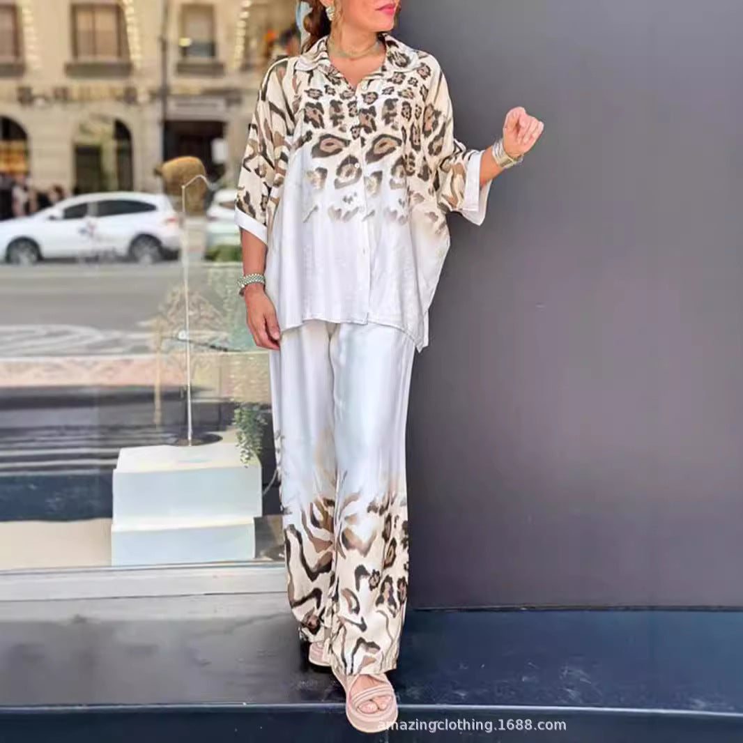 Conjunto Abu Dhabi™ em Tecido Leve com Brilho Acetinado / Um Toque Cultural e Contemporâneo para Mulheres de Estilo Leve e Autêntico!