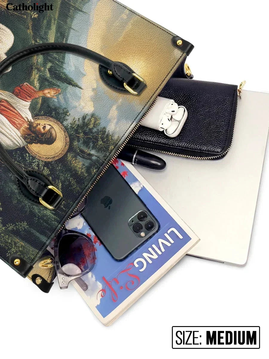 Bolsa de Couro – A Graça do Divino Pastor
