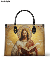 Bolsa de Couro – Jesus, o Salvador Luz Eterna